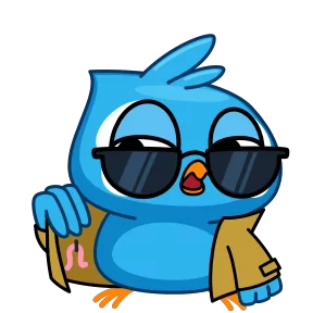 Стикер из набора Птенец