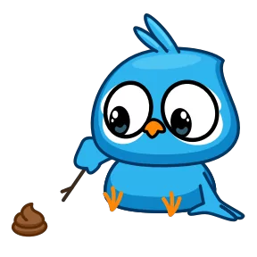 Стикер из набора Птенец