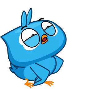 Стикер из набора Птенец