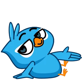 Стикер из набора Птенец