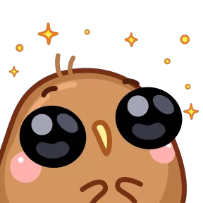 Стикер из набора Птичка киви