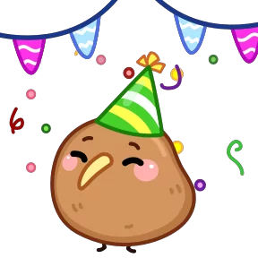 Стикер из набора Птичка киви