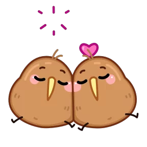 Стикер из набора Птичка киви