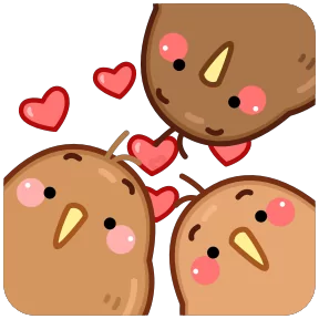 Стикер из набора Птичка киви