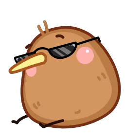 Стикер из набора Птичка киви