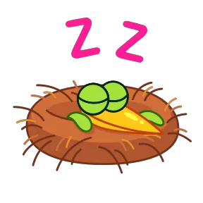 Стикер из набора Птичка