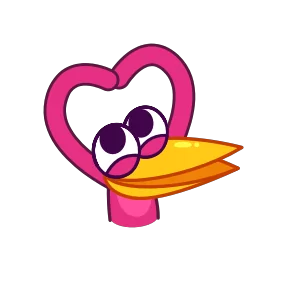 Стикер из набора Птичка