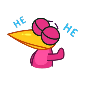 Стикер из набора Птичка