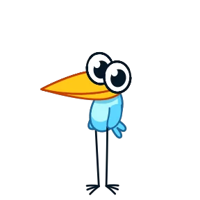 Стикер из набора Птичка