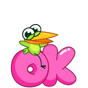 Стикер из набора Птичка