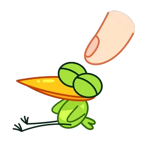 Стикер из набора Птичка