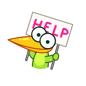 Стикер из набора Птичка