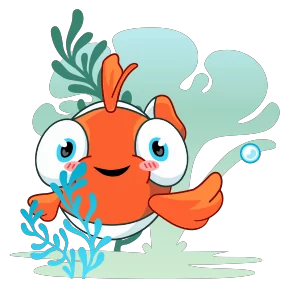 Стикер из набора Пузырик