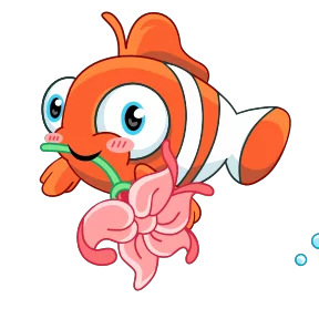 Стикер из набора Пузырик