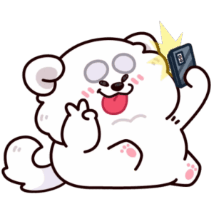 Стикер из набора Пёс Кукис