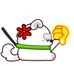 Стикер из набора Пёс Кукис