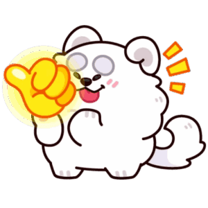 Стикер из набора Пёс Кукис