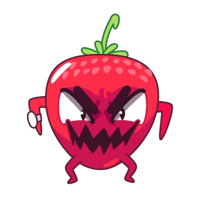 Стикер из набора Редиска и клубничка