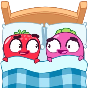 Стикер из набора Редиска и клубничка