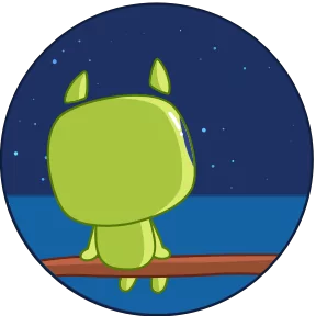 Стикер из набора Робот Гоша