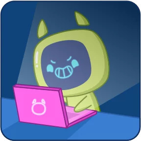 Стикер из набора Робот Гоша