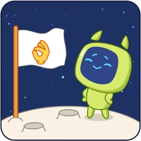 Стикер из набора Робот Гоша