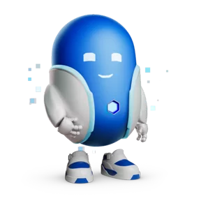 Стикер из набора Робот Макс