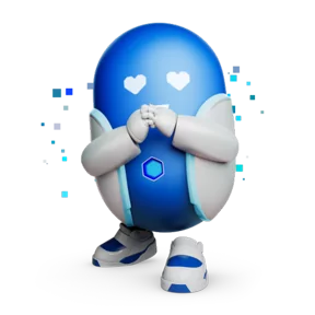 Стикер из набора Робот Макс