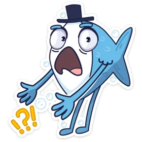 Стикер из набора Рыба пошла