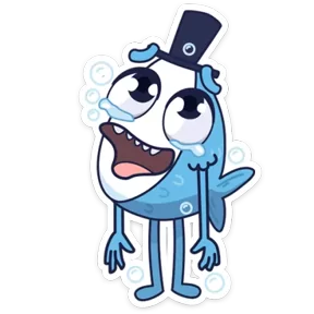 Стикер из набора Рыба пошла