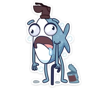 Стикер из набора Рыба пошла