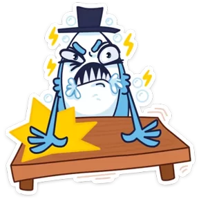 Стикер из набора Рыба пошла