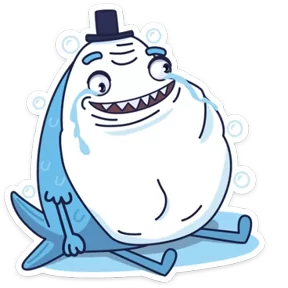 Стикер из набора Рыба пошла