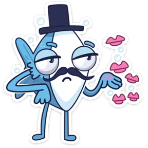 Стикер из набора Рыба пошла