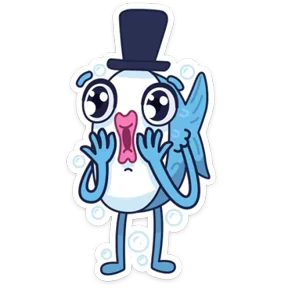 Стикер из набора Рыба пошла