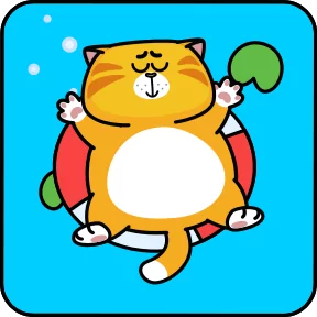 Стикер из набора Рыжий кот