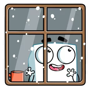 Стикер из набора Сахарок