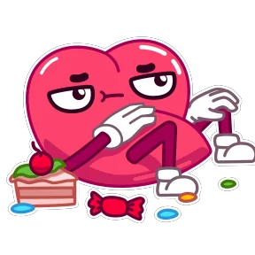 Стикер из набора Сердечко