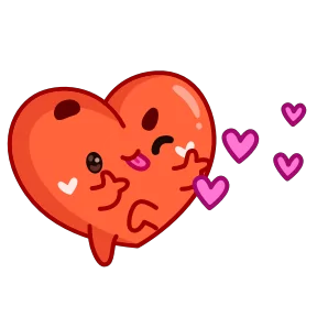 Стикер из набора Сердечко