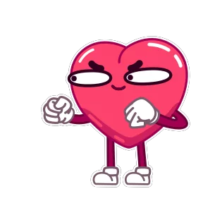 Стикер из набора Сердечко