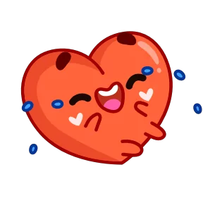 Стикер из набора Сердечко