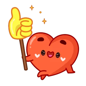 Стикер из набора Сердечко