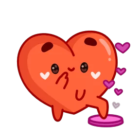 Стикер из набора Сердечко