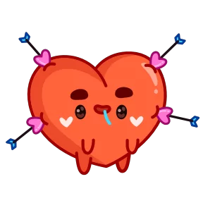 Стикер из набора Сердечко