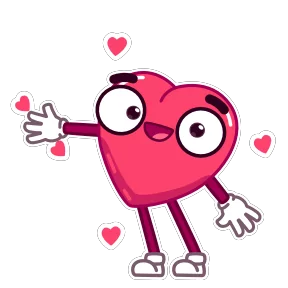 Стикер из набора Сердечко