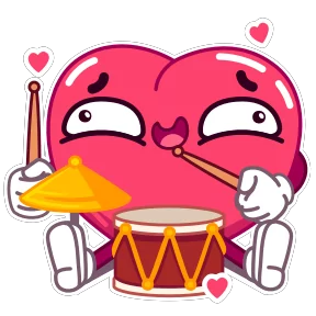 Стикер из набора Сердечко