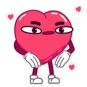 Стикер из набора Сердечко