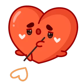 Стикер из набора Сердечко