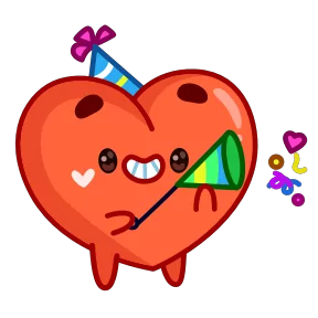 Стикер из набора Сердечко