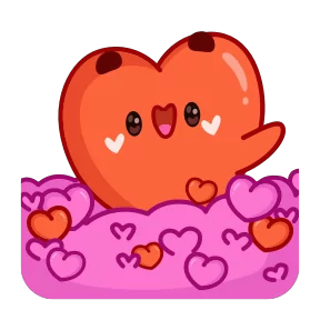 Стикер из набора Сердечко